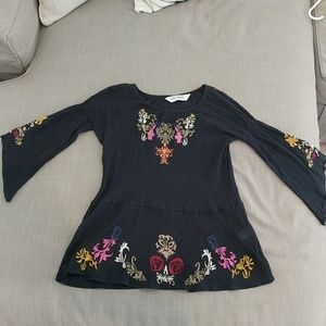 Girls Embroidered Tunic - Sz. 16